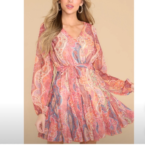 Red Dress Boutique Dresses & Skirts - Umgee paisley mini dress
